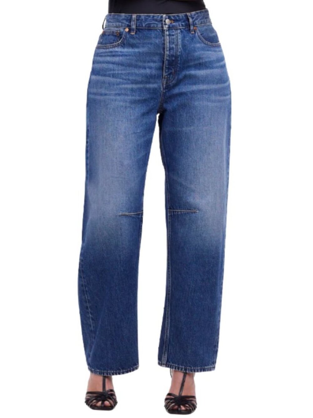 Madewell The Darted Barrel-Leg Jean Size 30